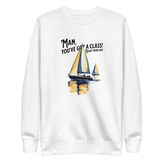 Tá Sweatshirt Préimh Unisex Rang agat