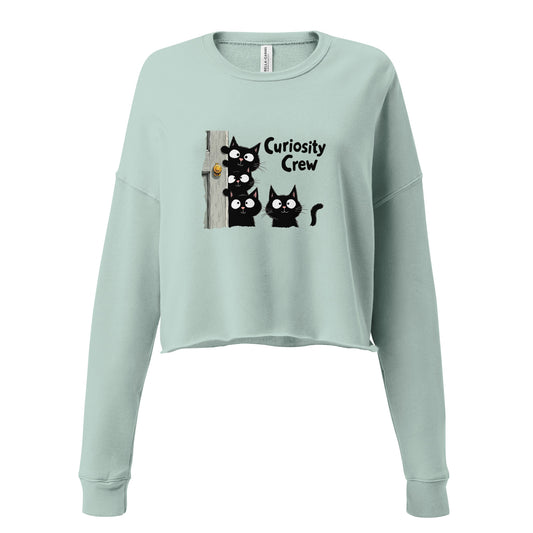 Curiosidade Crew Crop Sweatshirt