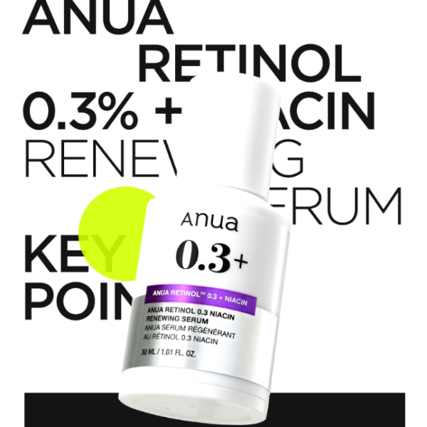 Anua Nano Retinol 0.3 Niacin Renewing Serum 30ml