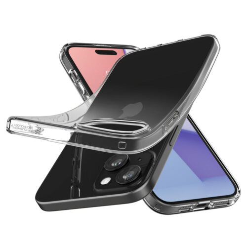 spigen iPhone 15 Case Liquid Crystal - Crystal Clear