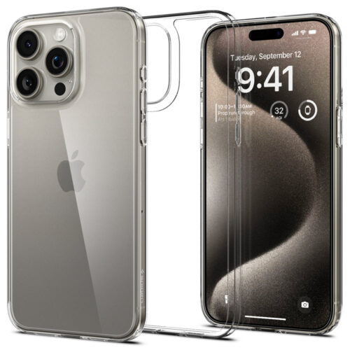 spigen iPhone 15 Pro Max Case Air Skin Hybrid - Crystal Clear