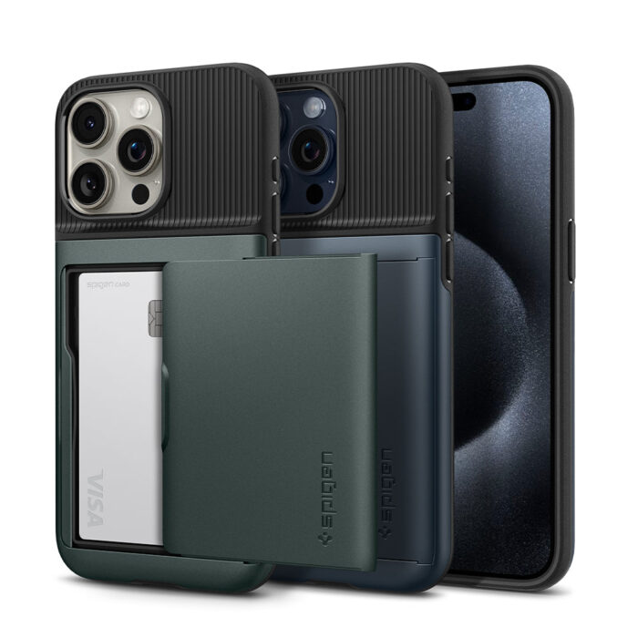 spigen iPhone 15 Pro Case Slim Armor CS - Metal Slate