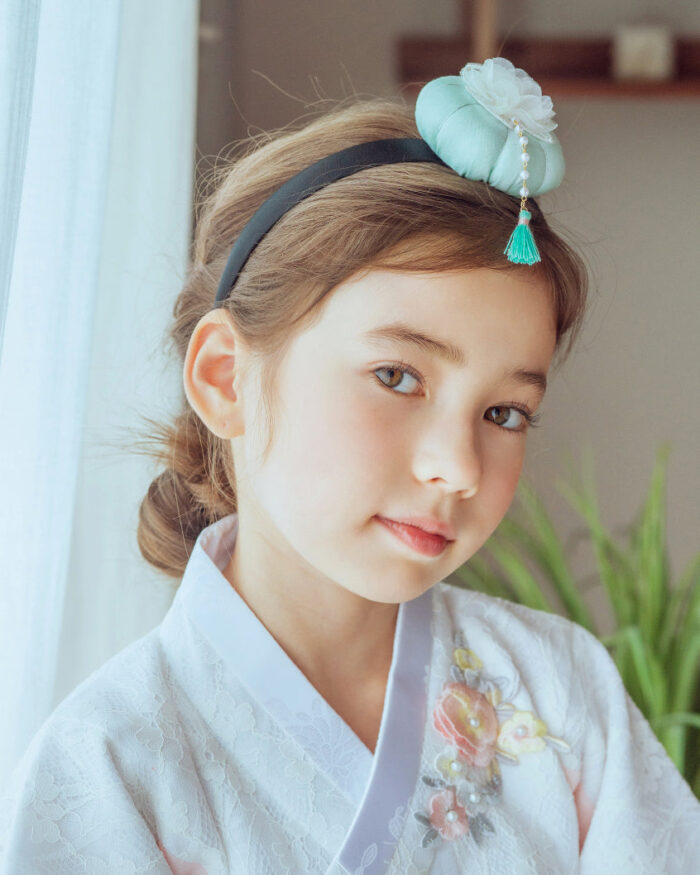 Girls’ Grujam Hanbok Kids Hairband - Image 2