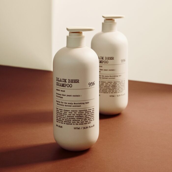 BY_OUR Black Beer 95% Shampoo 1017ml - Image 4
