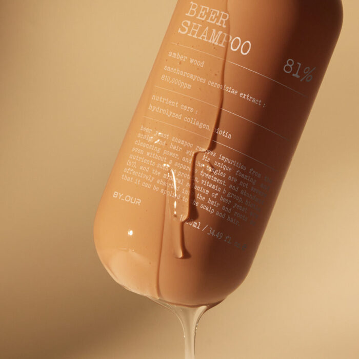 BY_OUR Black Beer 81% Shampoo 1020ml - Image 2