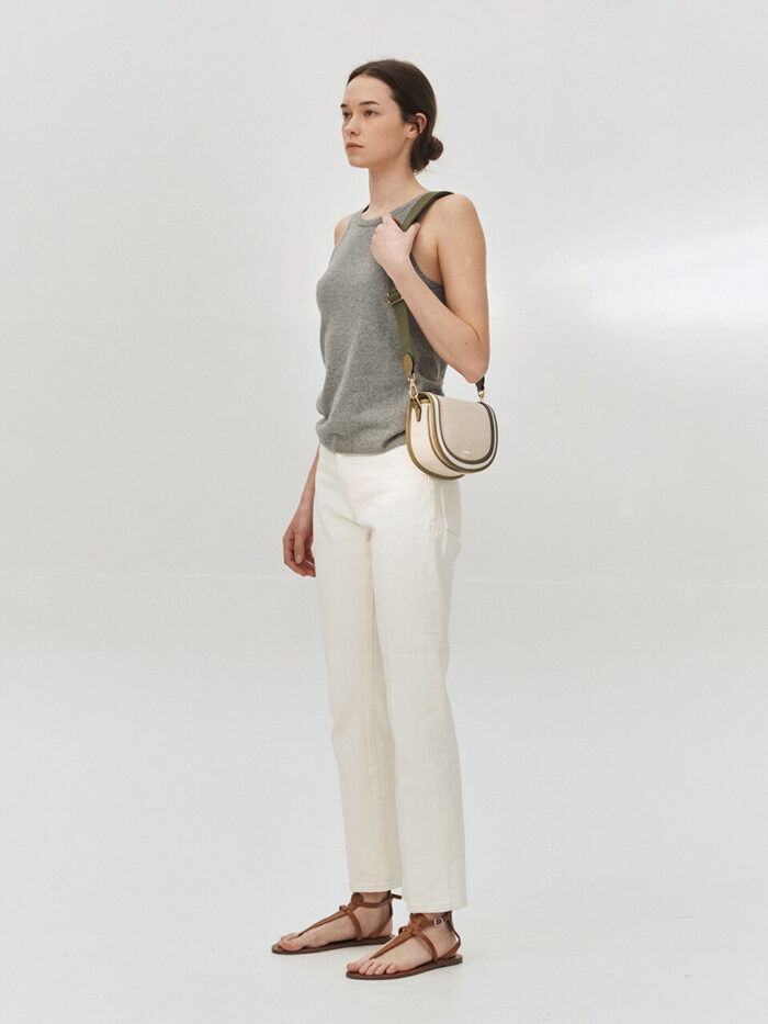 AMAG STUDIO LTC SELLE BAG OLIVE - Image 3