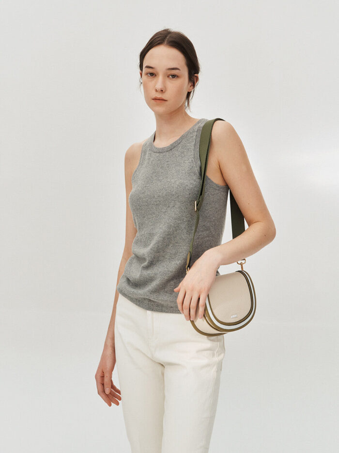 AMAG STUDIO LTC SELLE BAG OLIVE - Image 2
