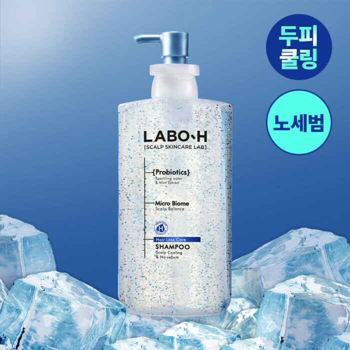LABO.H Hair Loss Care Scalp Cooling & No Sebum Shampoo 400ml - Image 2