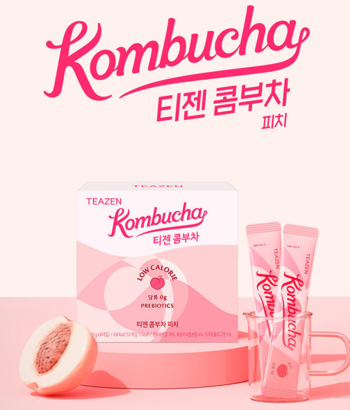 TEAZEN Kombucha Peach 5g*30sticks