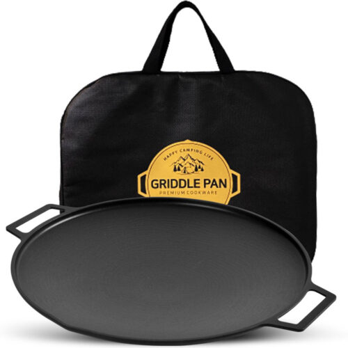 Sisem Cast Iron Meat Grill Pan Induction Griddle Pan