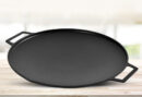 Sisem Cast Iron Meat Grill Pan Induction Griddle Pan