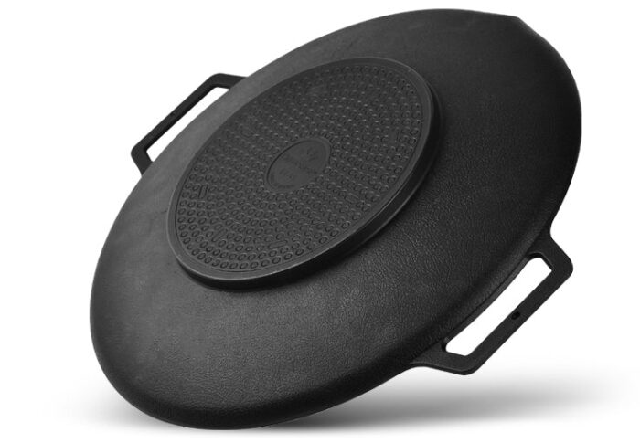 Sisem Cast Iron Meat Grill Pan Induction Griddle Pan - Image 4