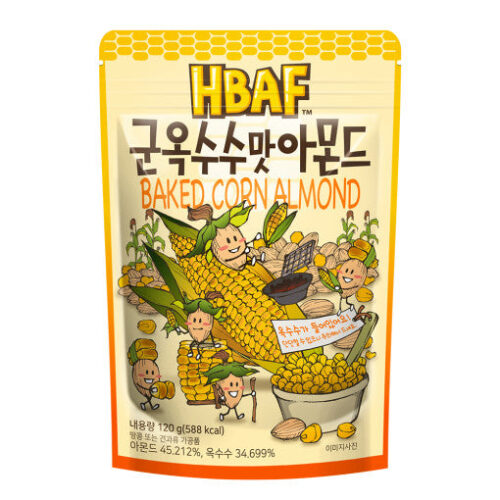 HBAF Baked Corn Almond 120g*3ea