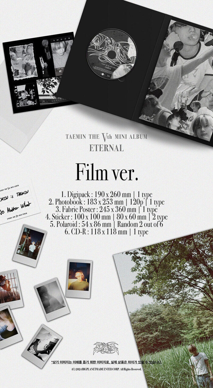 TAEMIN - 5th Mini Album: ETERNAL [Film ver.] - Image 2
