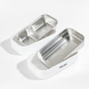 FREE LABEL 2 Tier Stainless Steel Lunch Box Set