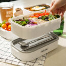 FREE LABEL 2 Tier Stainless Steel Lunch Box Set