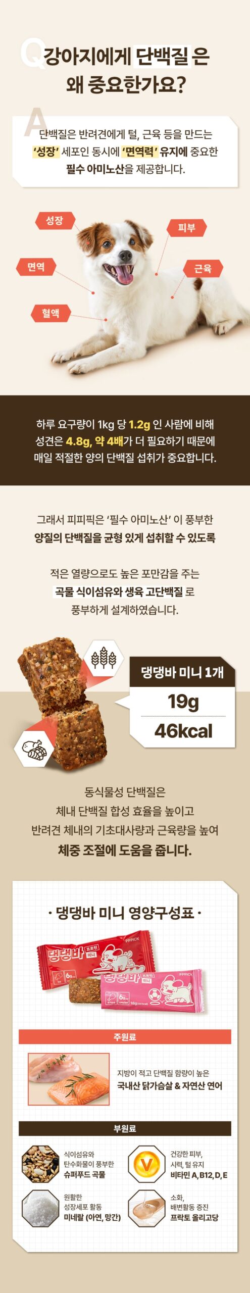 PPPICK Dangdang Bar Protein Mini Protein Bar 14pcs Salmon Chicken empresskorea Dangdang Bar Protein Mini for Your Dog's Healt...