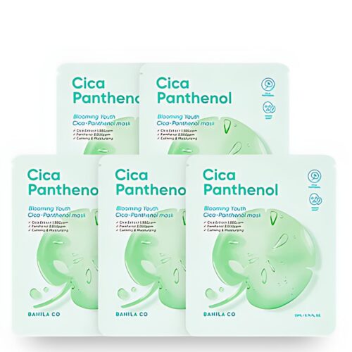 BANILA CO Blooming Youth Cica Panthenol Mask 22ml*5pack