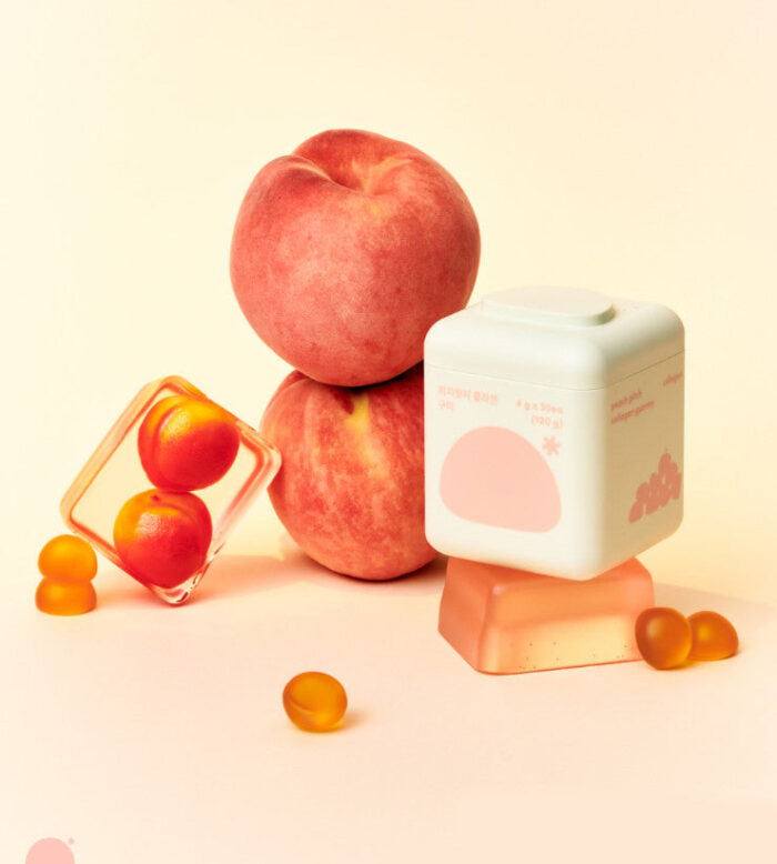 slowglow Peach Peach Collagen Gummy Collagen 30ea 120g