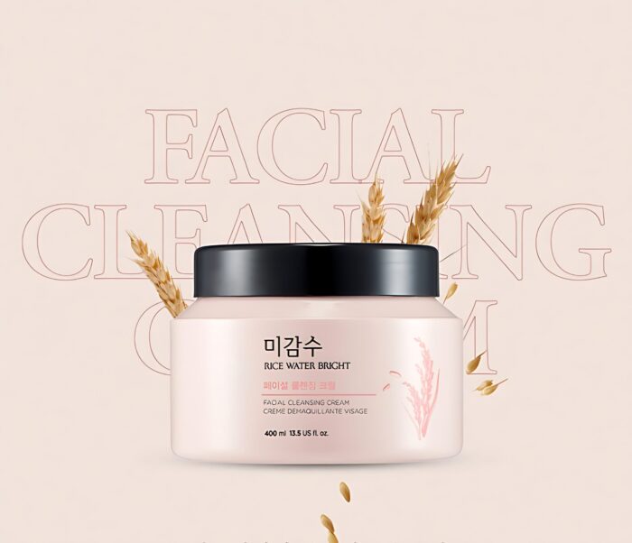 THE FACE SHOP Light Water Bright Facial Cleansing Cream 400ml