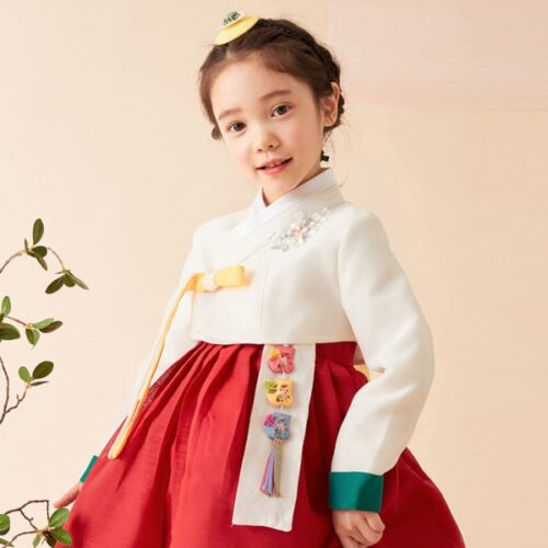 Kiztt Yeonhong Girls' Hanbok