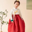 Kiztt Yeonhong Girls' Hanbok