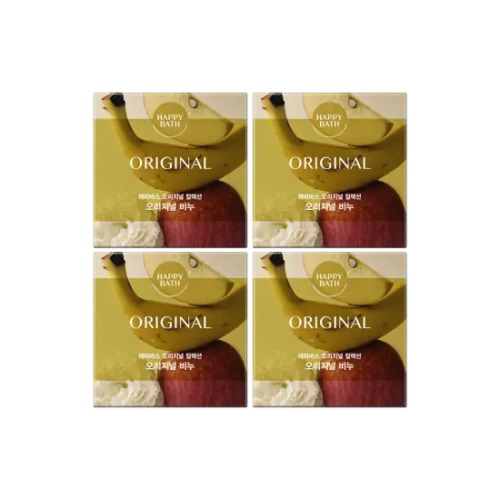 HAPPY BATH Original Collection No 046 Original Bar Soap 90g x 4ea