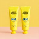 mongdies SpongeBob Raspberry Scent Baby Toothpaste 100g*2ea [Toothpaste for baby who can't spit]