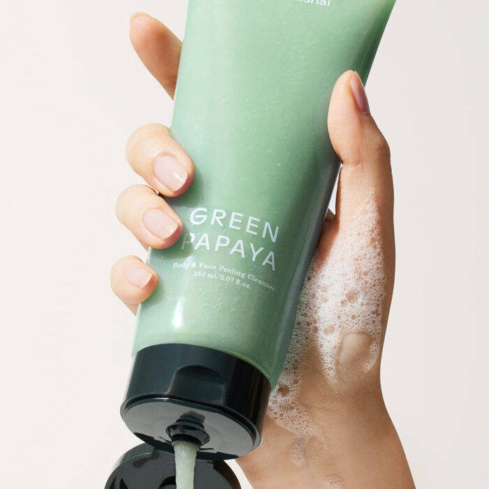 shaishaishai Green Papaya Body & Face Peeling Cleanser 150ml - Image 2
