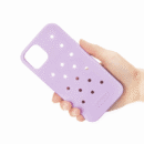 Line Friends - iPhone 14/14PRO COLLER Soft Lilac Mobile Phone Case - EmpressKorea