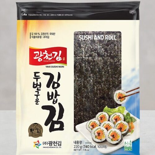 KWANGCHEONKIM Yaki Sushi Nori Seaweed 100sheets 220g