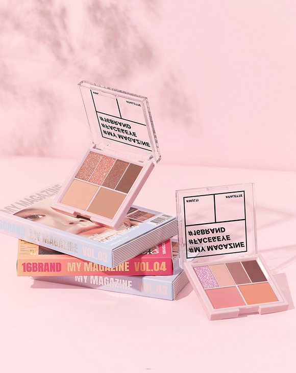 16 brand My Magazine Shadow Palette - EmpressKorea