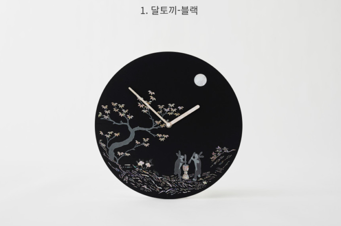 K-Heritage Mother-of-Pearl Lacquer Wall Clock - Image 4