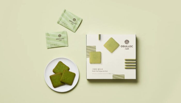 OSULLOC Green Tea Langue de Chat 10g x 10ea - Image 3