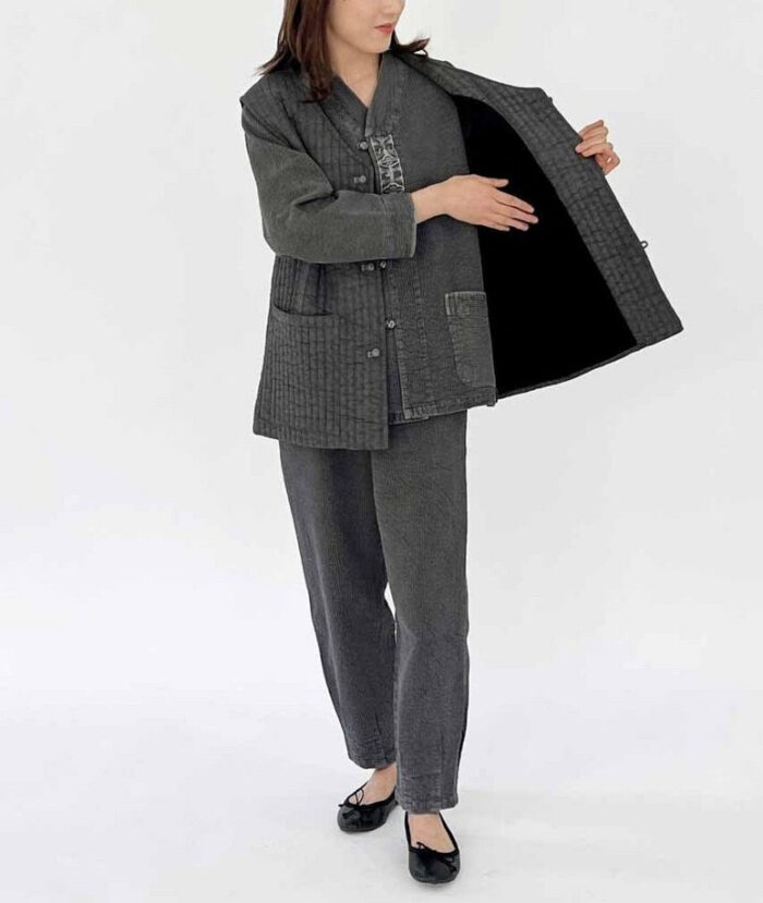 Baekjebong Hanbok Jacket+Pants+Vest - Image 4