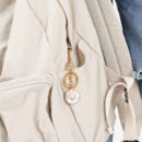 K-Heritage Double-Flowered Pear Flower Pattern Key Ring