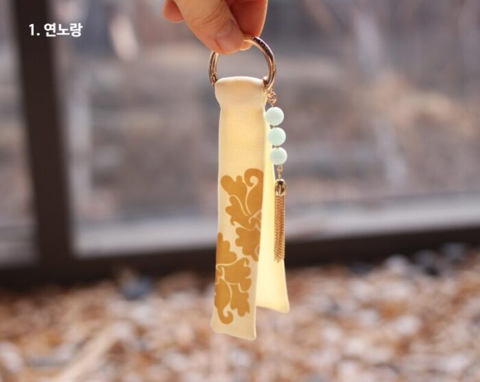K-Heritage Peony Pattern Key Ring - Image 4