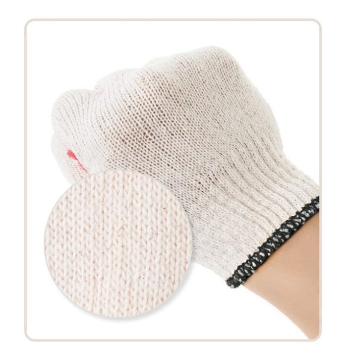 Tamsaa Half-Coated Cotton Gloves L 10set - Image 3