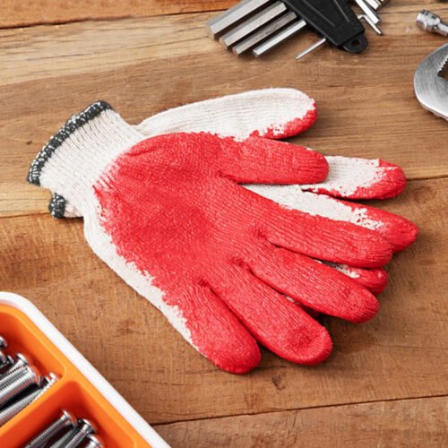 Tamsaa Half-Coated Cotton Gloves L 10set