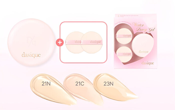 dasique Water Dewy Gel Cushion 15g+2Cushions Included - Image 2