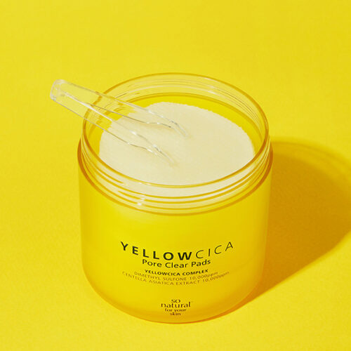 SO.NATURAL Yellow Cica Pore Clear Pads 70pads 140ml