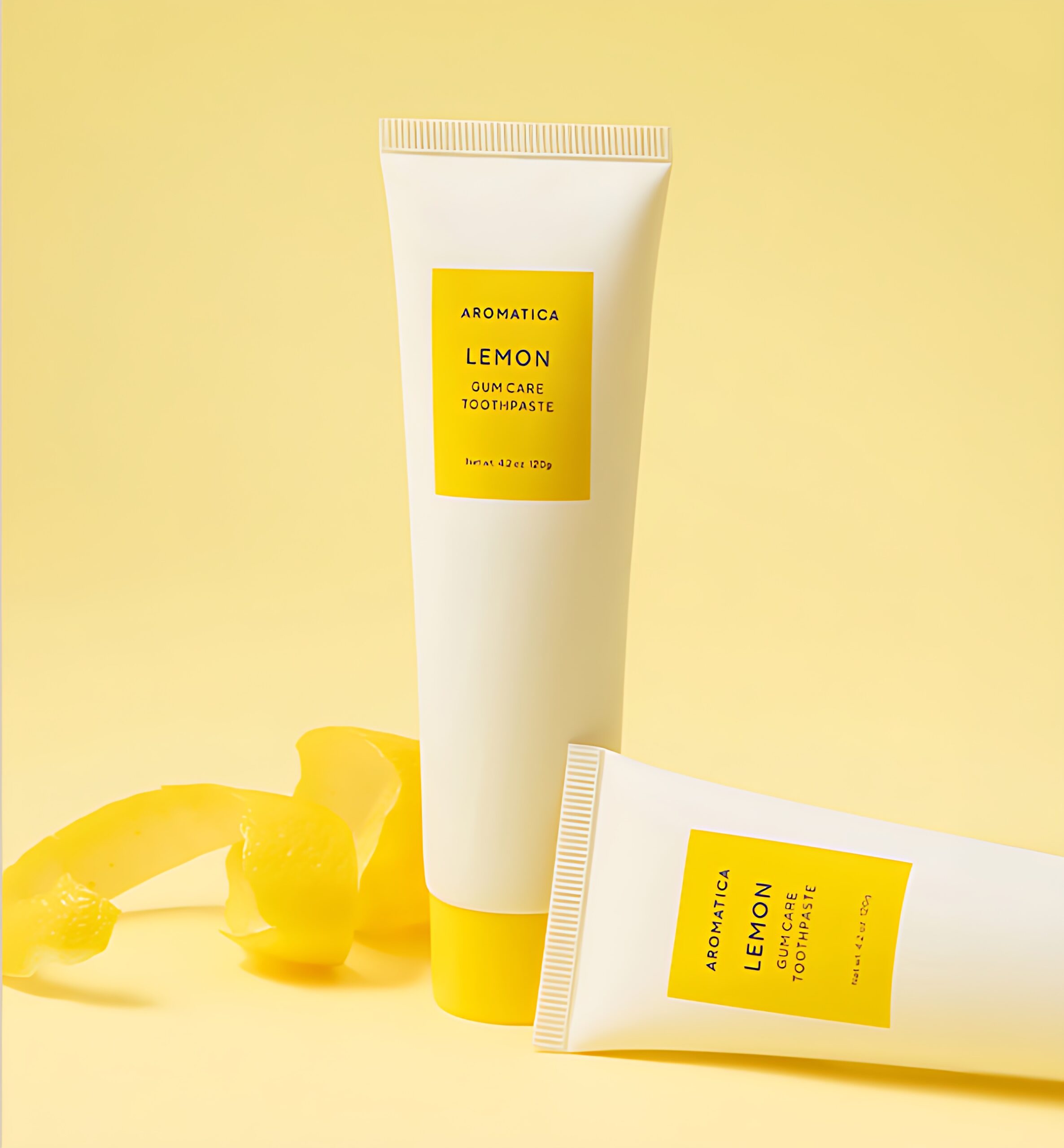 AROMATICA Lemon Gum Care Toothpaste 120g - Image 2