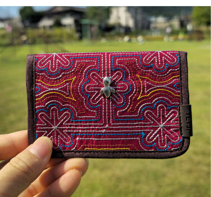 K-Heritage Colorful Quilted Ssamji Gateway Card Wallet - Image 2