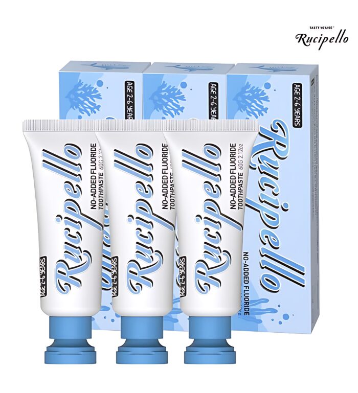 Rucipello Infant No-Added Fluoride Toothpaste 60g*3ea