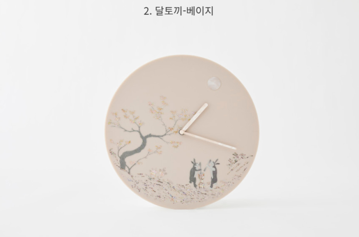 K-Heritage Mother-of-Pearl Lacquer Wall Clock - Image 5