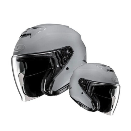 HJC i31 Sun Visor Open Face Helmet NGRAY