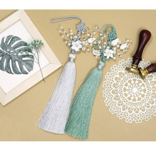 Hanbok Chrysanthemum Knot Tassel Norigae
