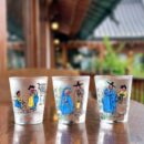 Shin Yun-bok Discoloration Soju Glass Korean 3P SET