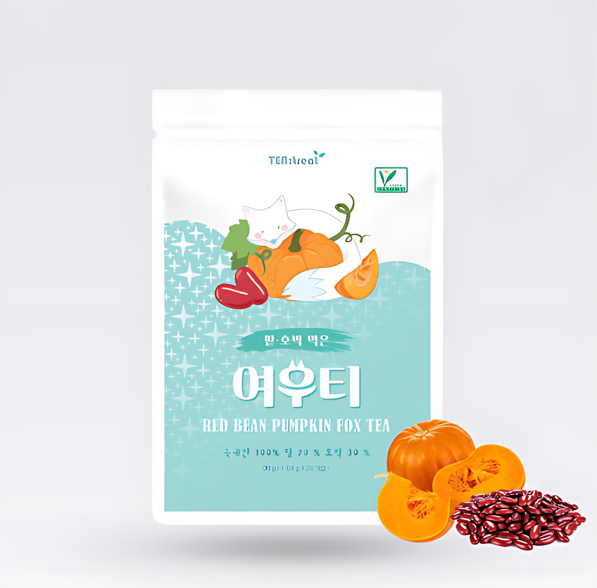 TEA treat Fox Tea Red Bean Pumpkin Tea 1.5g*20 pcs
