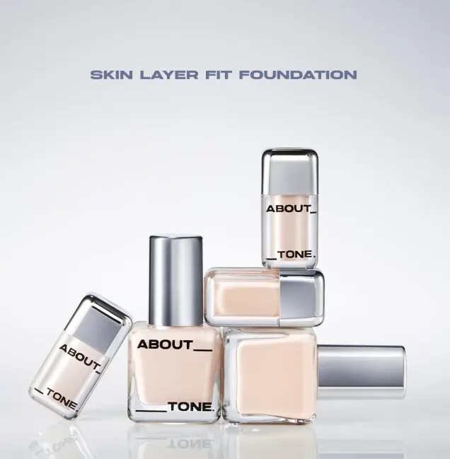 ABOUT TONE Skin Layer Fit Foundation 30ml SPF30+ PA++ - Image 7